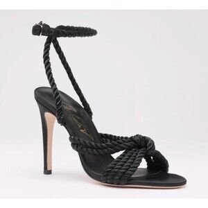 Michaela V Braided Strappy High Heels Black 39 EU